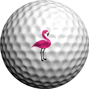 Tropical Paradise Golfdotz golf ball markers image